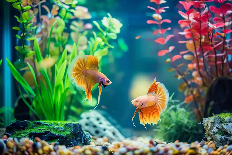 2 bettas in a tank