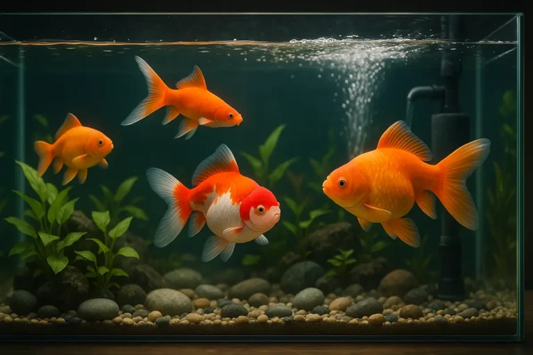 how many goldfish per gallon