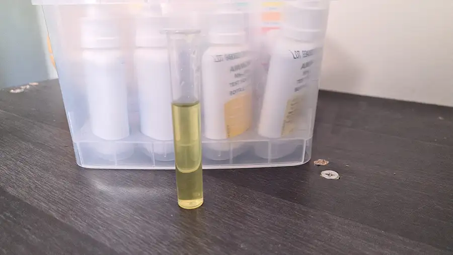 example of 0ppm ammoia