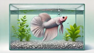 swim bladder disease in betta fish illustration
