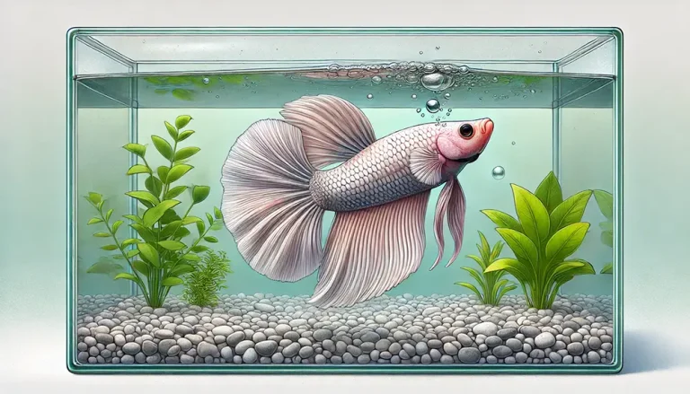 swim bladder disease in betta fish illustration