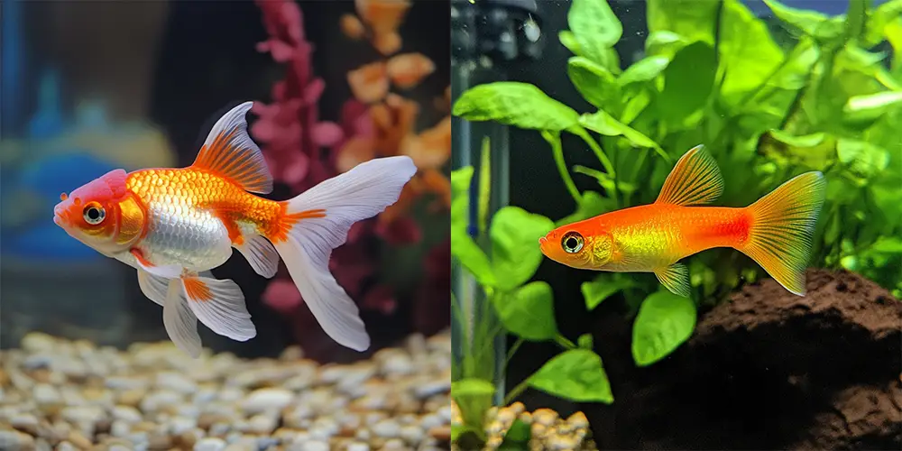 goldfish vs platy